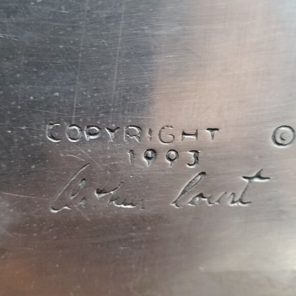 Arthur Court Grapevine Aluminum Tray 1993 - Picture 8 of 11